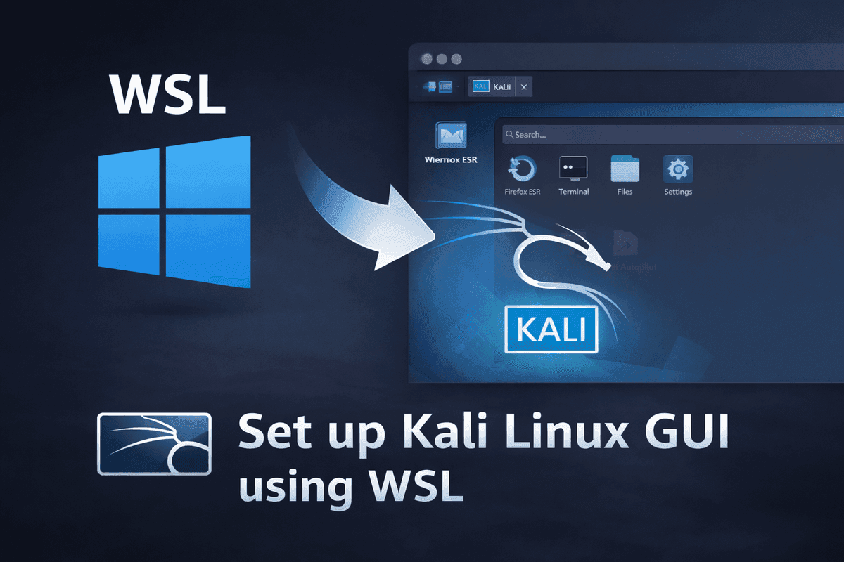 Set up Kali Linux GUI using WSL