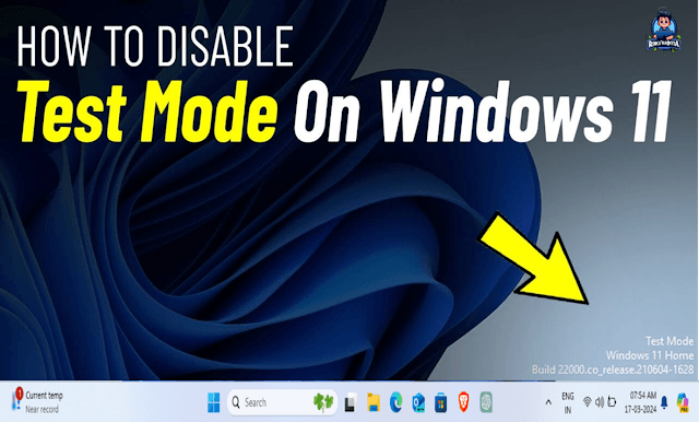 Turn Off Test Mode on Windows 10/11