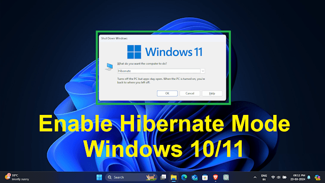 Enable Hibernate Mode in Windows 10/11 (3 Methods)